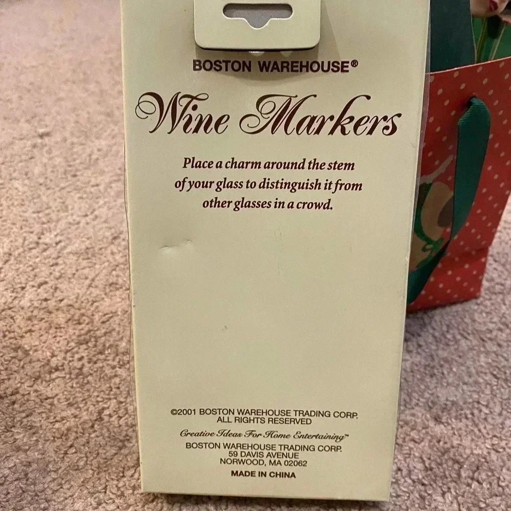Vintage 2001 Wine Markers Brand New